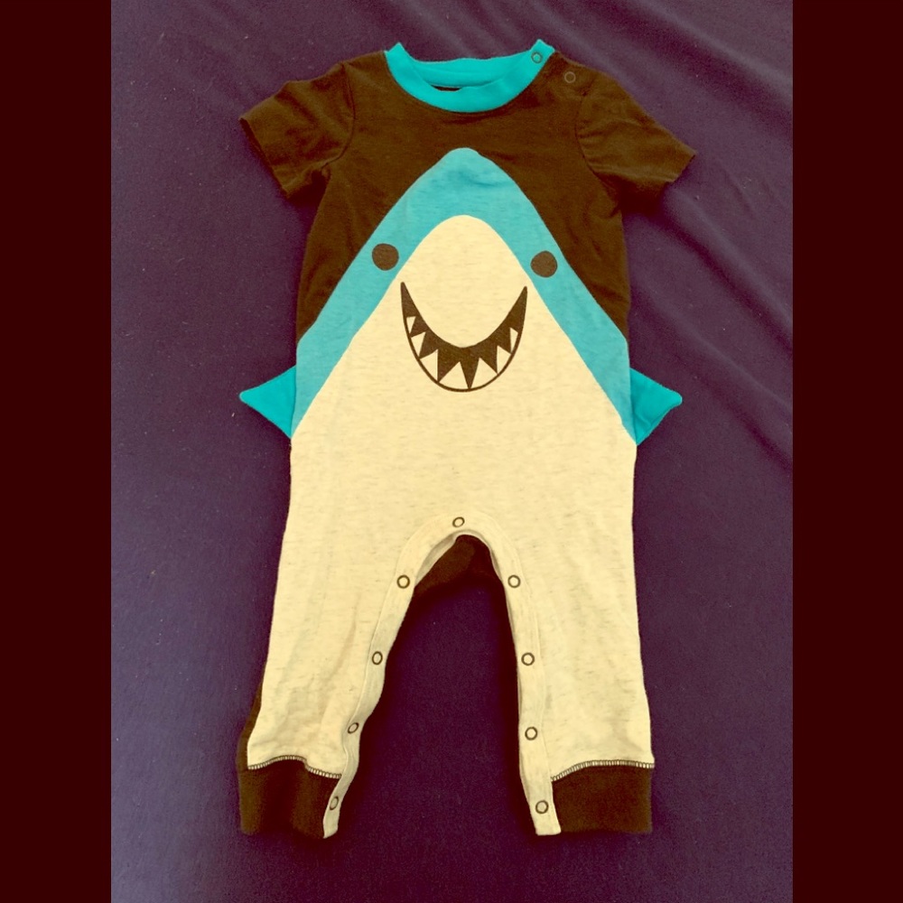 Cat & Jack Shark Onesie Bodysuit